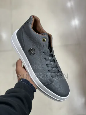 Timberland Men's Grey Leather Brown Insole