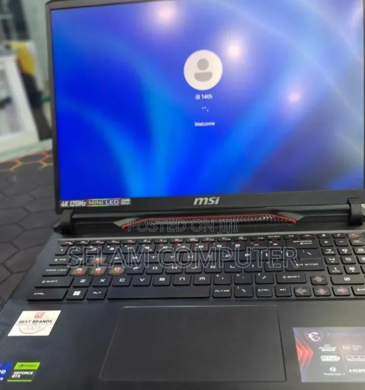 New Laptop MSI GF63 16GB Intel Core i9 SSD 512GB