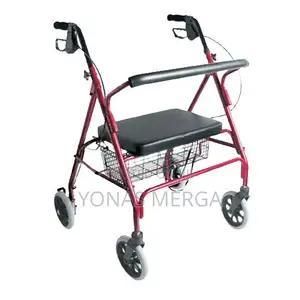 Walking Frame Rollator With Handbrake