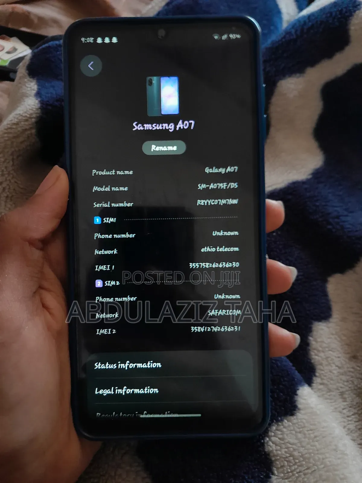 Samsung Galaxy A07 4G 128 GB Silver