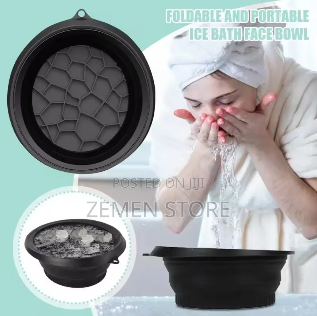 Silicone Ice Bath Face Bowl – Portable Facial Cryotherapy Skincare