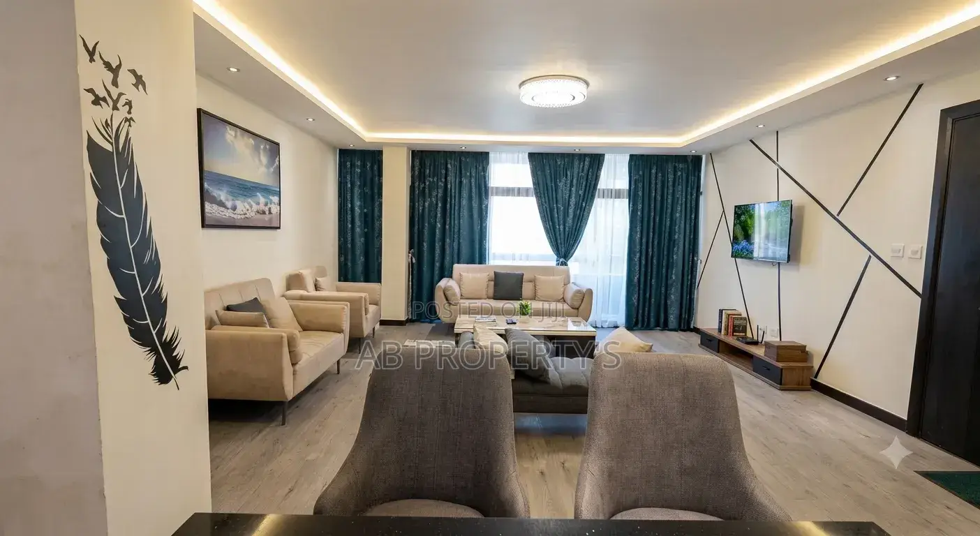 Furnished 3bdrm Apartment in ደንበል ጋዜቦ, Bole for sale