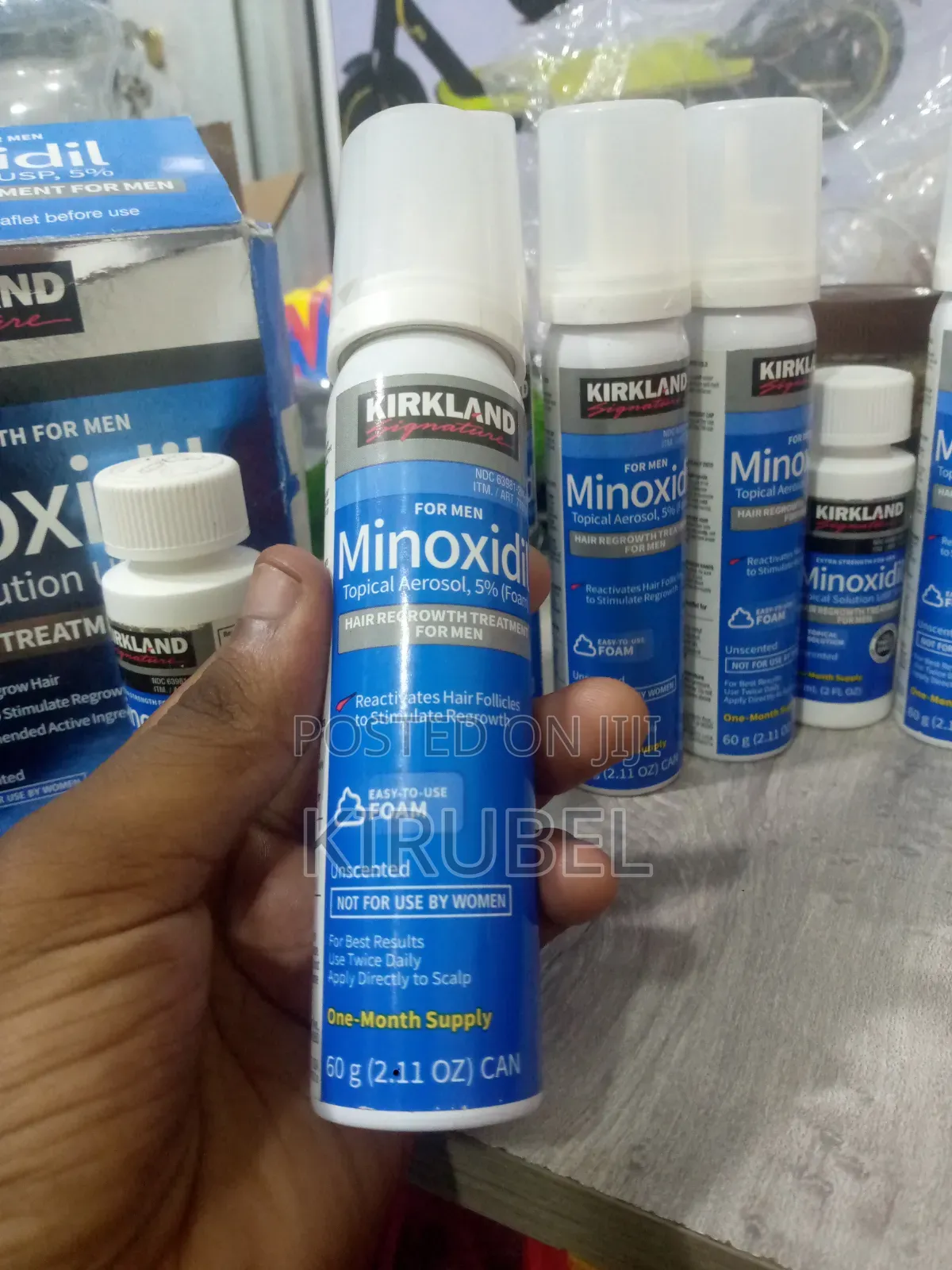 ለፀጉር እና ለፂም እድገት ተመራጭ Product Foam Minoxidil!