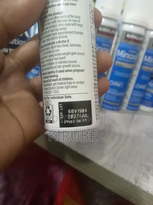 ለፀጉር እና ለፂም እድገት ተመራጭ Product Foam Minoxidil!