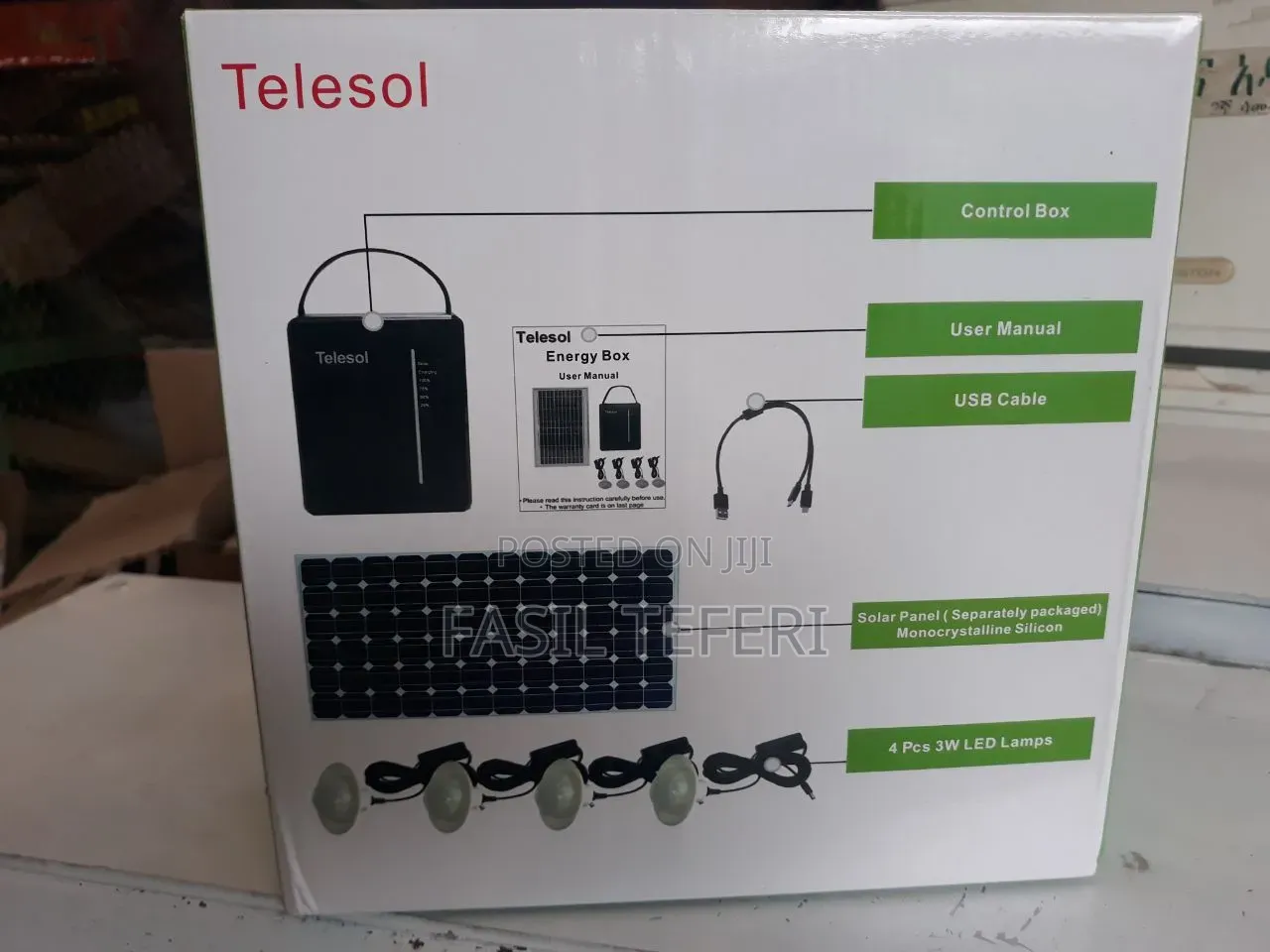 Solar Home System 4 Lamps 12 Watts