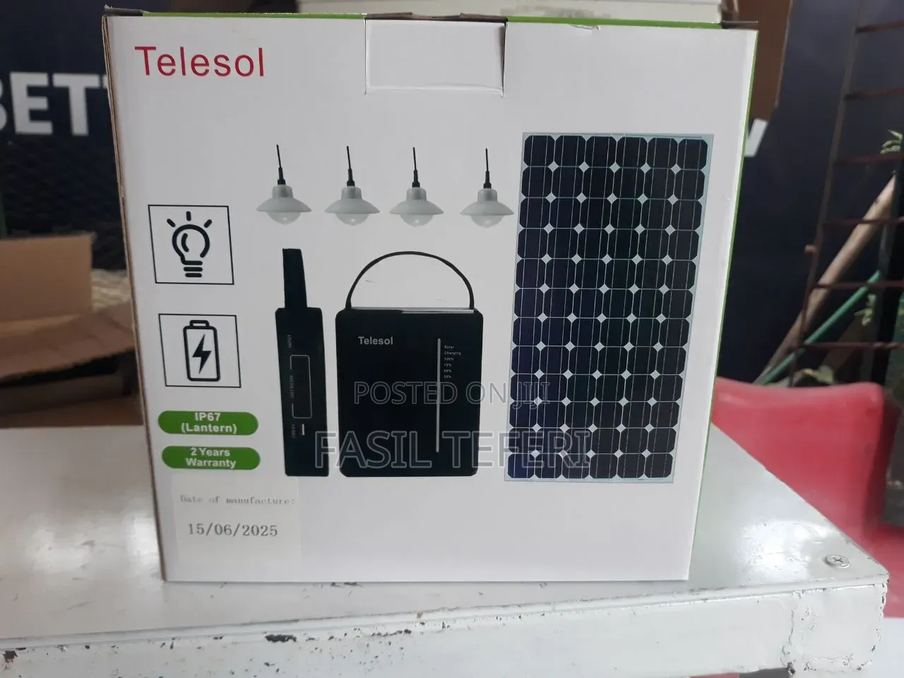 Solar Home System 4 Lamps 12 Watts