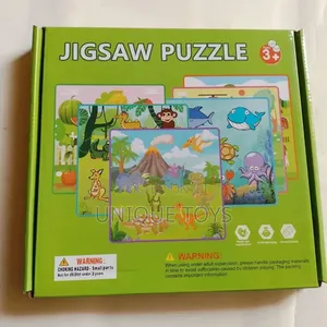 6-in-1 Wooden Jigsaw Puzzle Set