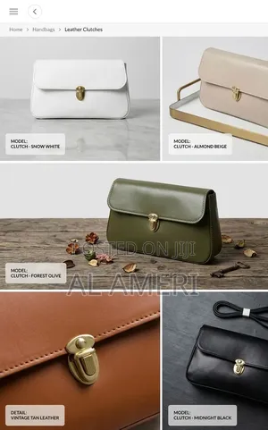 Premium Elegant Women's Clutch Bag - 5 Luxury Colors