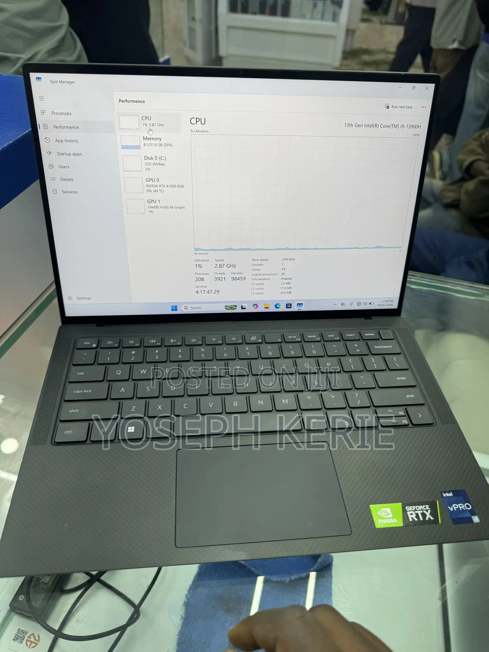 New Laptop Dell Precision 3580 32GB Intel Core i9 SSD 512GB