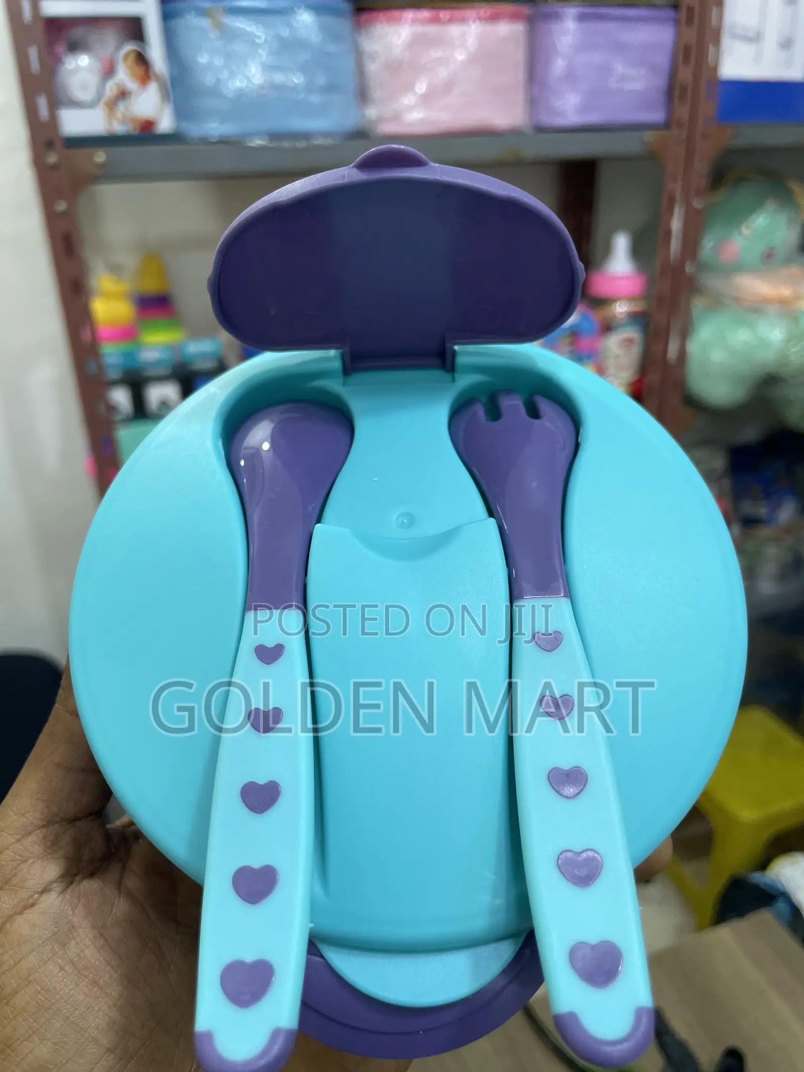 Premium Baby Feeding Bowl With Spoon Fork Set
