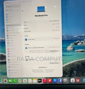 New Laptop Apple MacBook Pro 2021 M1 32GB Apple M1 Pro SSD 1T
