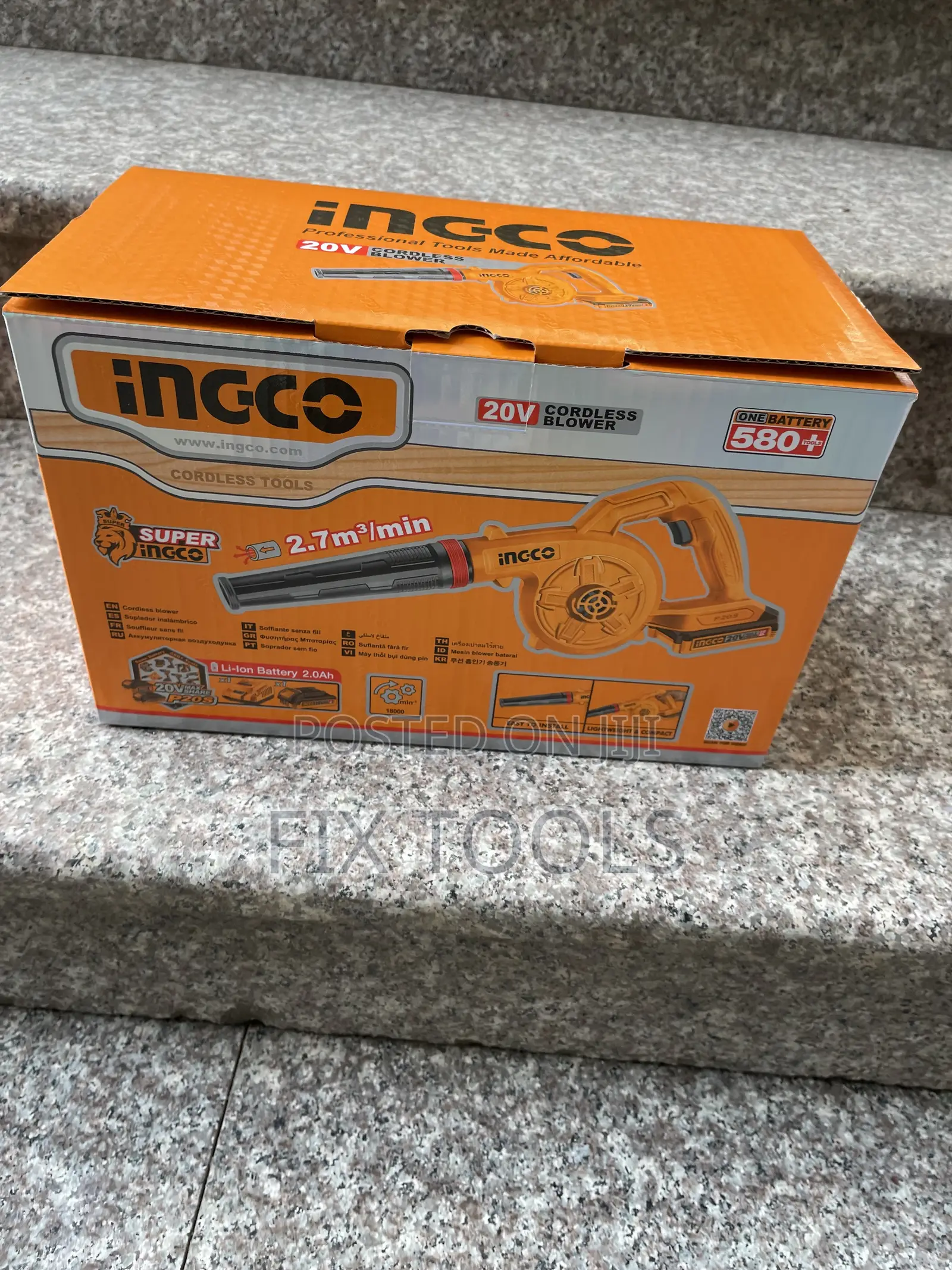 Ingco 20v Cordless Blower