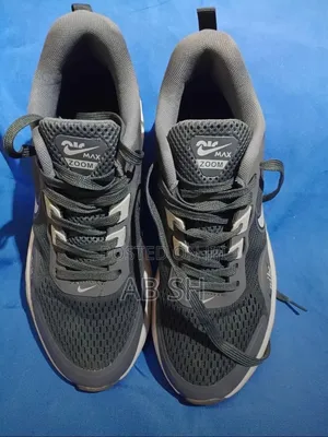 Nike Air Zoom Sneakers in Grey and White.