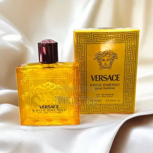 Versace Eros Energy — Yellow Medusa Bottle + Yellow Box, Edp 100ml