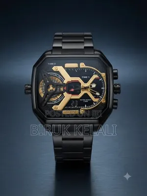 Poedagar E106 Military-Style Watch Featuring a Distinct Black