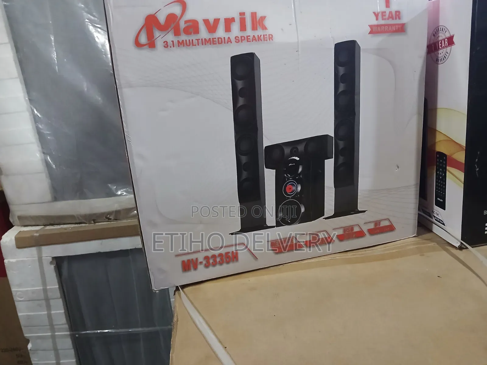 This Is a Mavrik Mv-3335h 3.1 Channel Multimedia Speaker System Featur