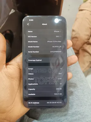 Apple iPhone 13 Pro Max 256 GB Black