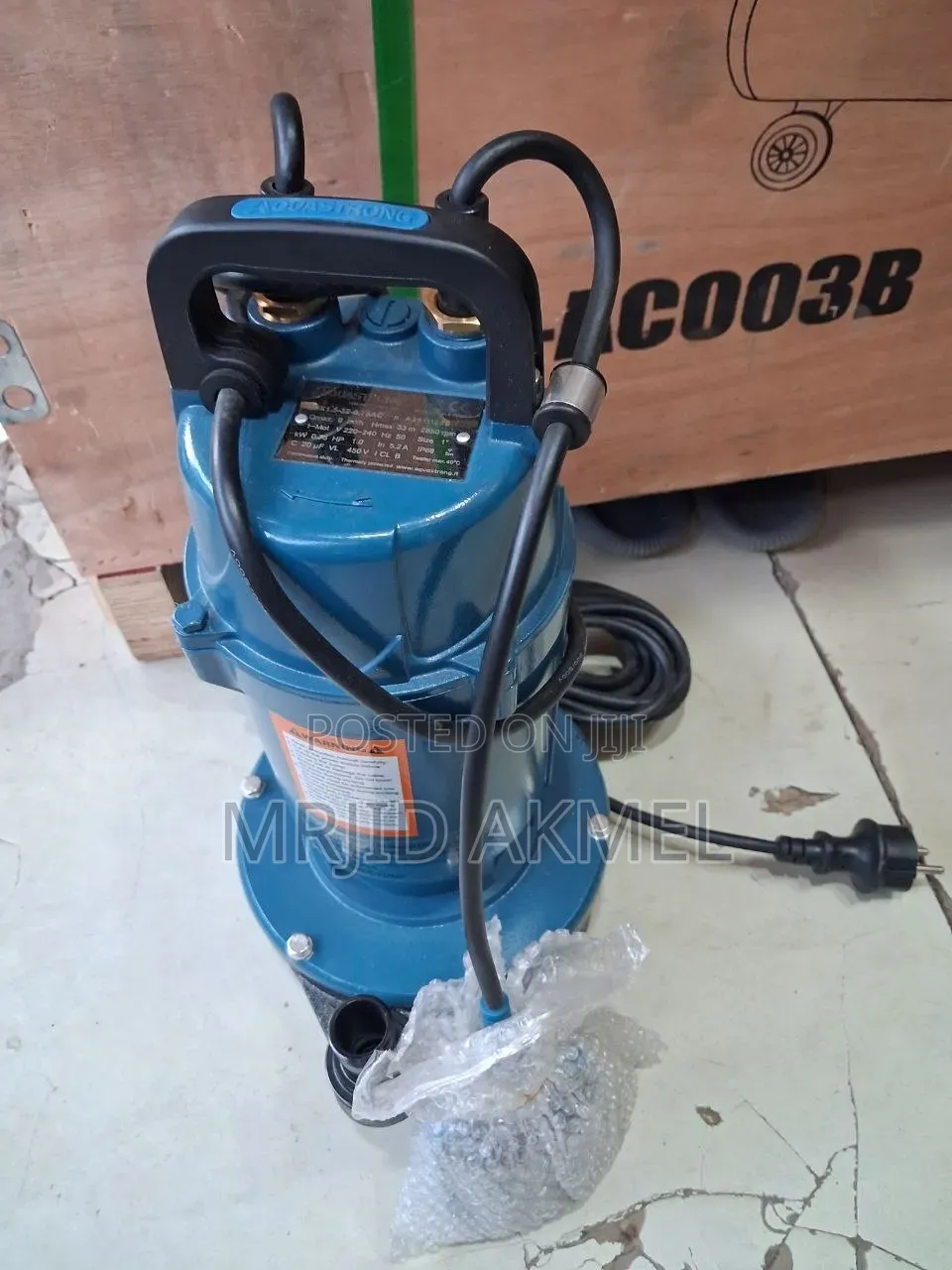 Aquastrong 1 Hp Sunmersible Pump Hmax 33