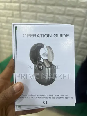 Digital Rechargeable Hearing Aids With Portable Charging Case