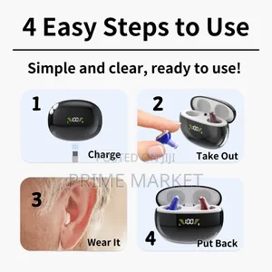 Invisible Hearing Aid With 16-Channel Digital + Noise Cancellation