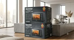 Dako 45l Electric Oven With Dual Hotplates 3200w High Capacity