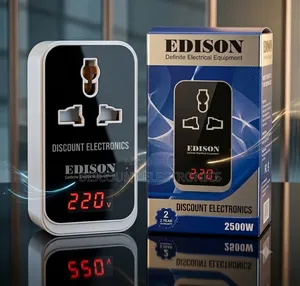 Edisoon 2500w Smart Power Adapter With Real-time Voltage Display