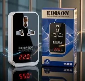 Edisoon 2500w Smart Power Adapter With Real-time Voltage Display