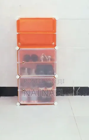 Plastic Cube Shoes Rack