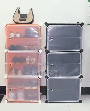 Plastic Cube Shoes Rack