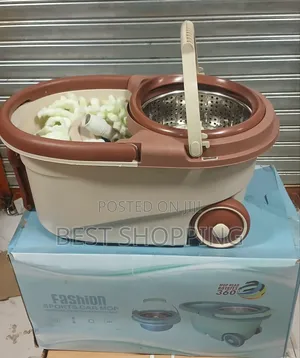 Fashion Mop With Bucket መወልወያ እስከነ መጭመቂያ ተቀያሪ ያለዉ