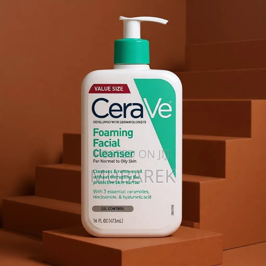 .Remove Excess Oil With Cerave Foaming Face Wash