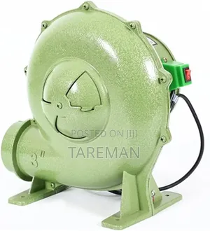 1green-bodied Centrifugal Forge Air Blower Commonly Used For Smithing