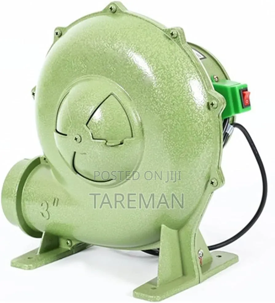 1green-bodied Centrifugal Forge Air Blower Commonly Used For Smithing