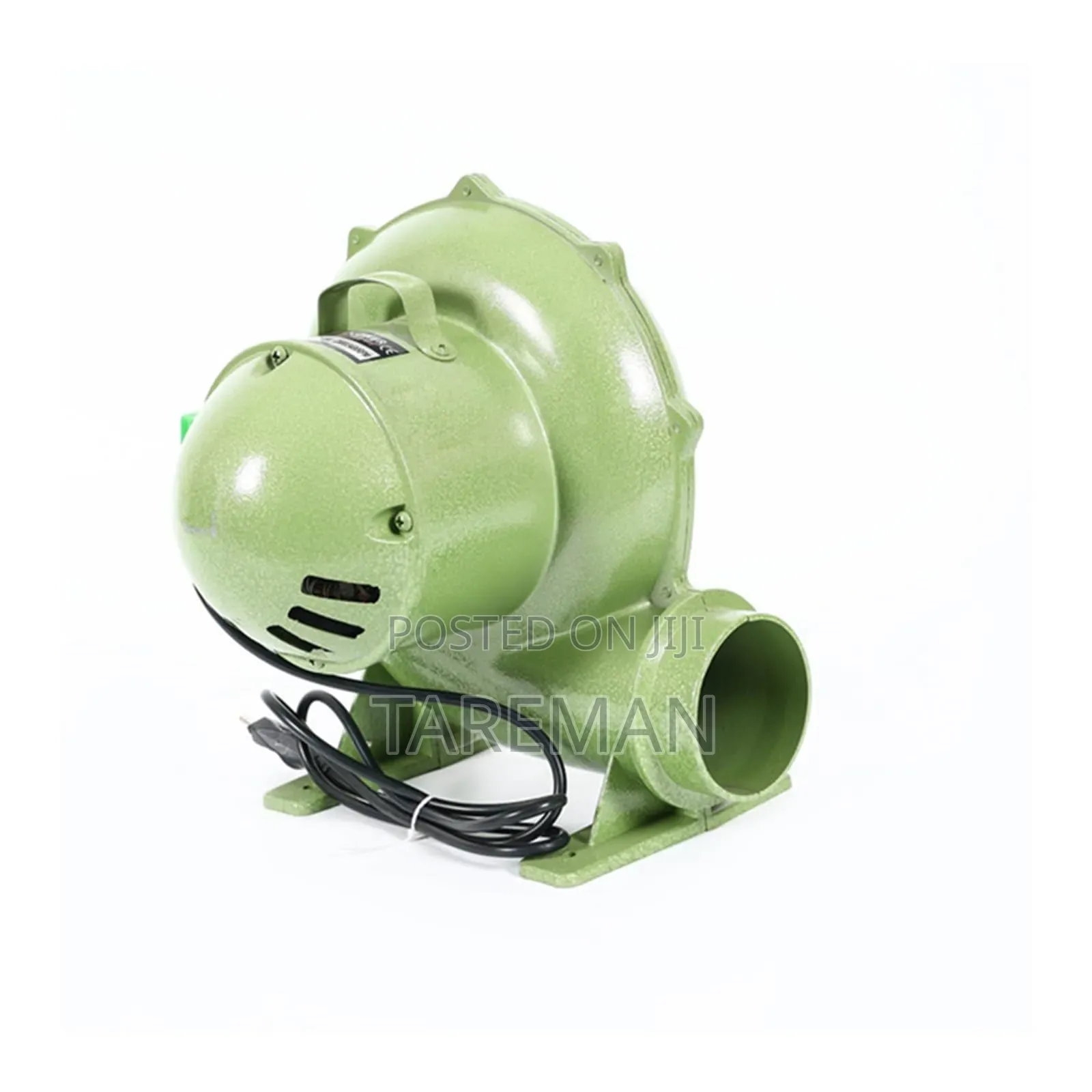 1green-bodied Centrifugal Forge Air Blower Commonly Used For Smithing
