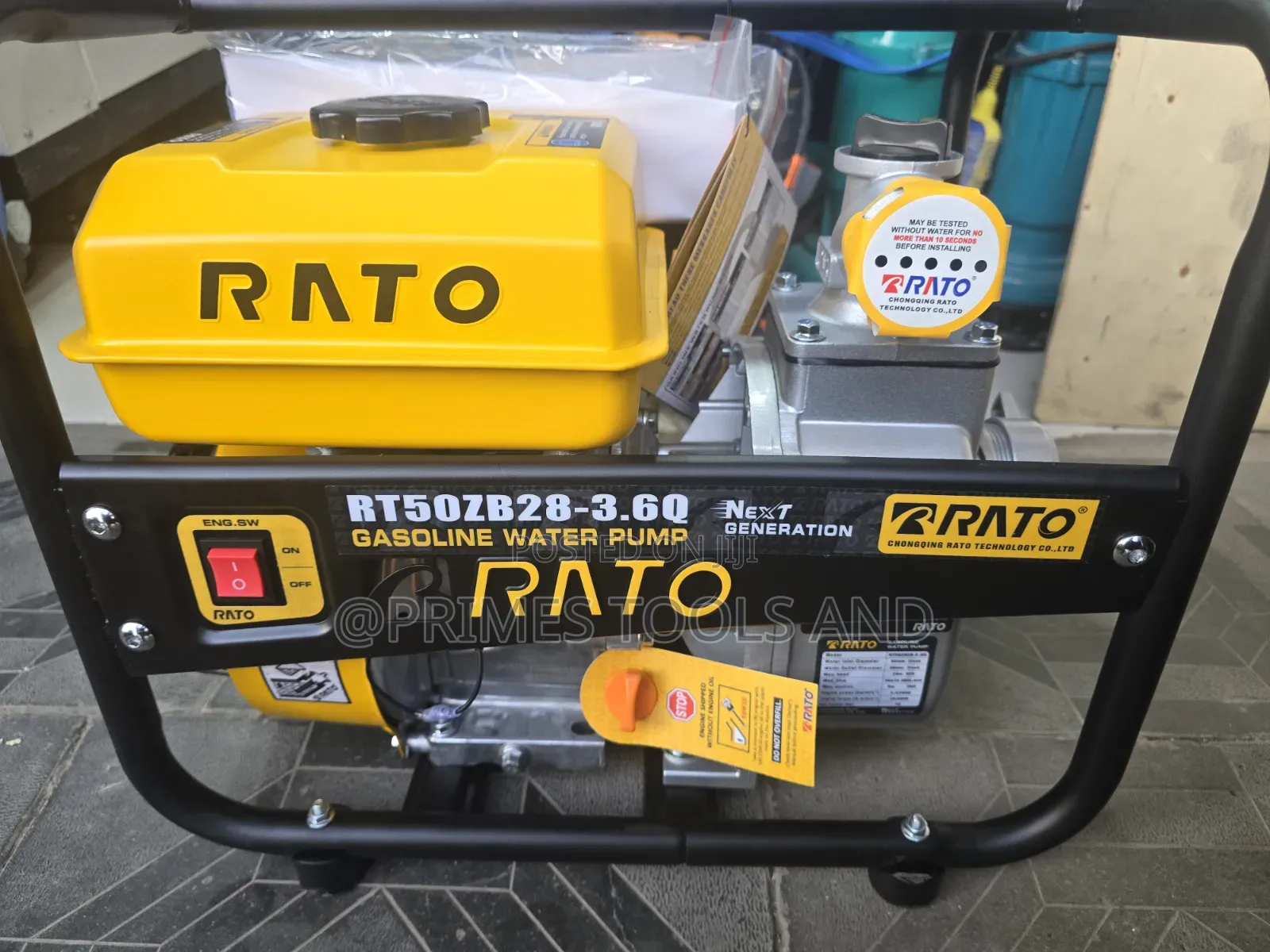 Rato Gasoline Water Pump – Powerful, Reliable Portable Water Pump
