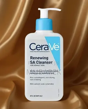 Cerave Renewing Sa Cleanser for Clearer Skin Texture