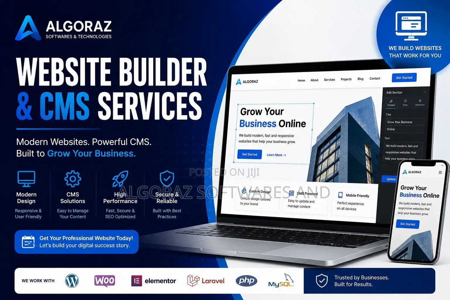 Custom Website Development CMS Solutions for Businesses