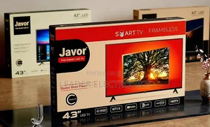 Javor Tv 43" Smart Android Tv – Double Glass | New 2026 Model