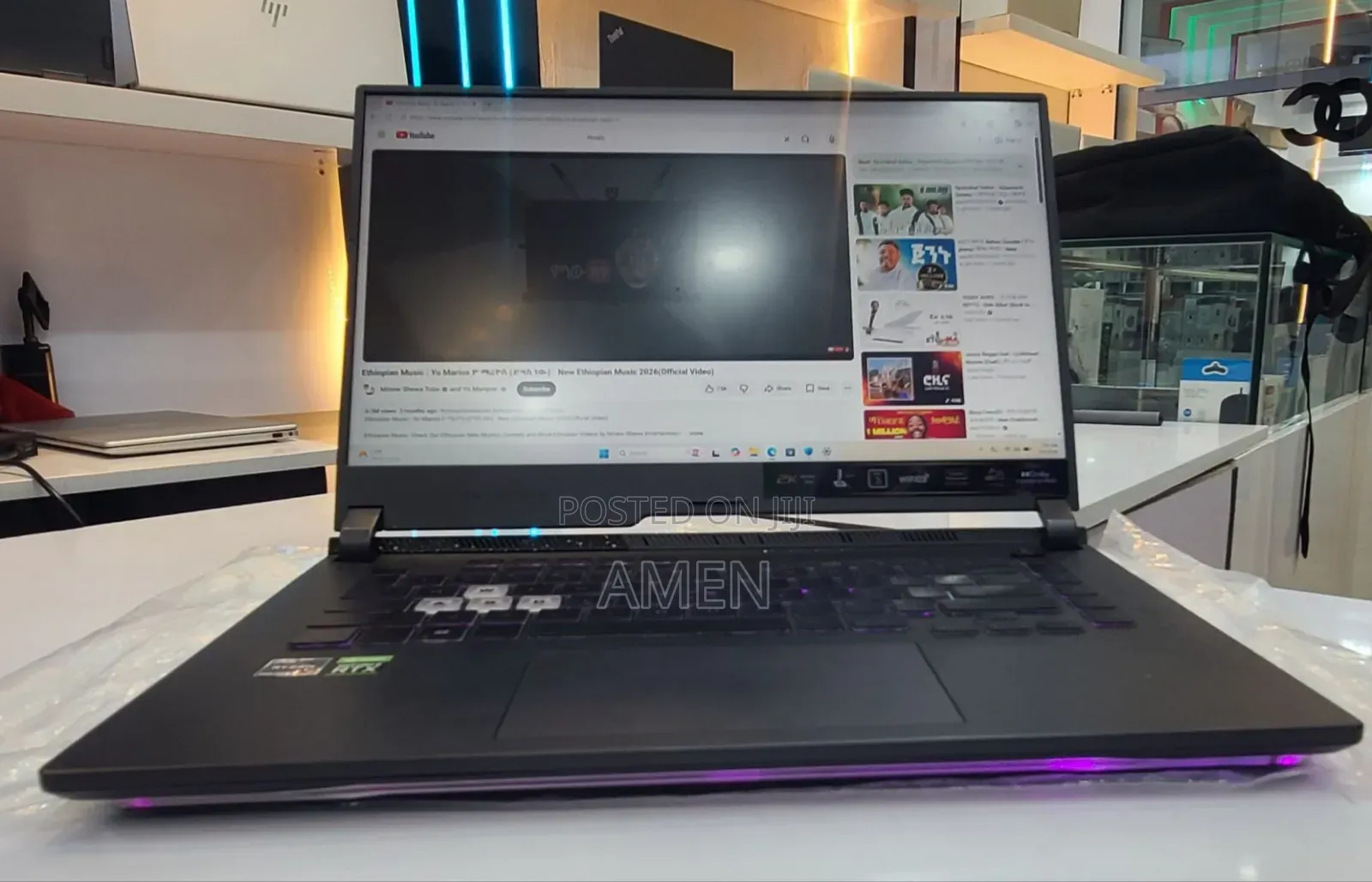 New Laptop Asus ROG Strix G15 16GB AMD Ryzen 7 SSD 512GB