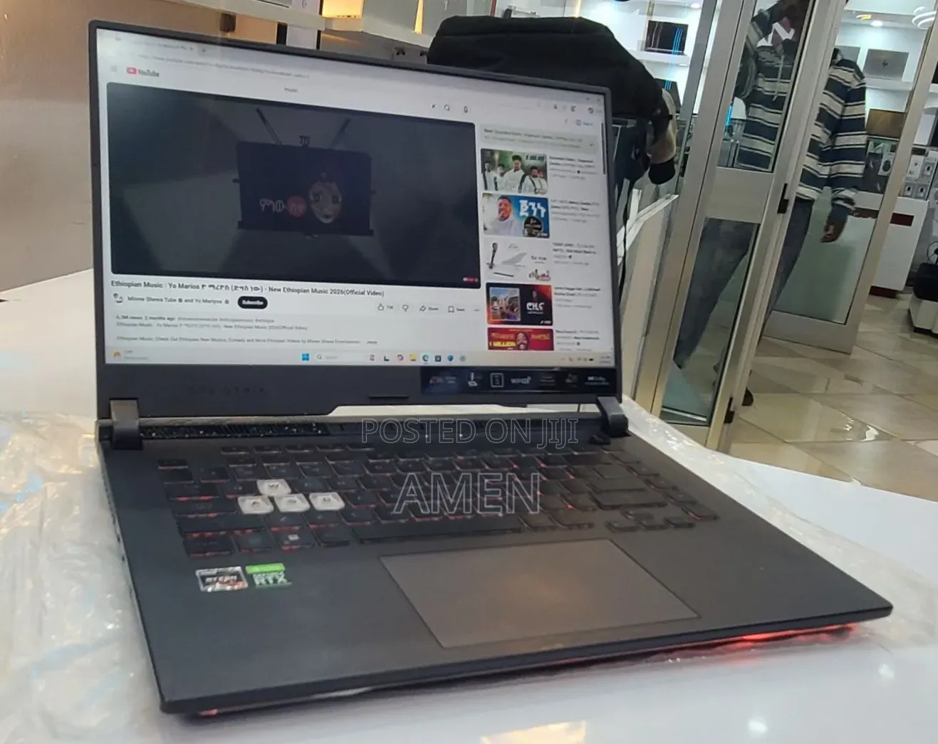 New Laptop Asus ROG Strix G15 16GB AMD Ryzen 7 SSD 512GB