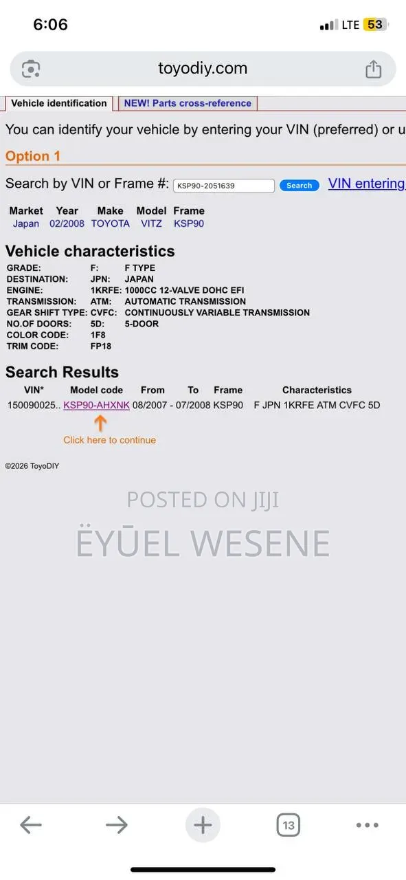 Toyota Yaris 2008 Gray