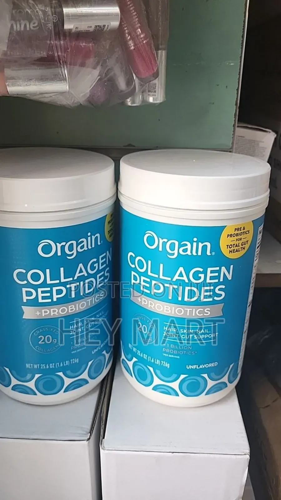 Orgain Collagen Peptides + Probiotics Powder