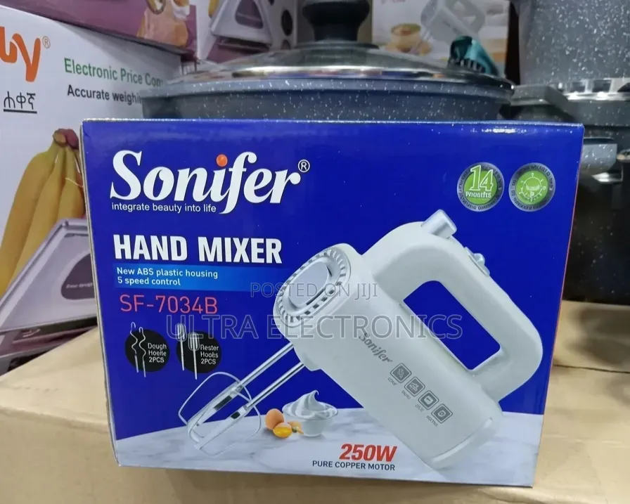 Sonifer Hand Mixer Is a Portable Electric Kitchen Mixer for Baking