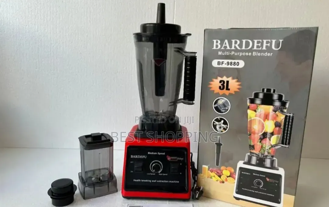 Bardefu 2 In 1 Commiecial Blender 3 Liter With 8000 Watts