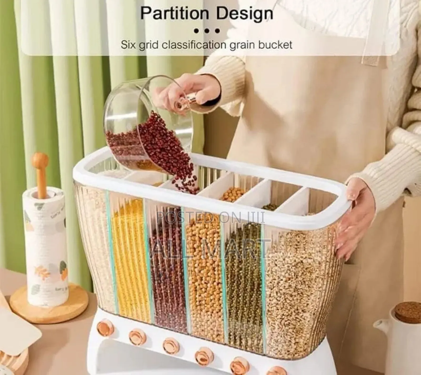 Multiple Dispenser For Cereals Grains And Pulses