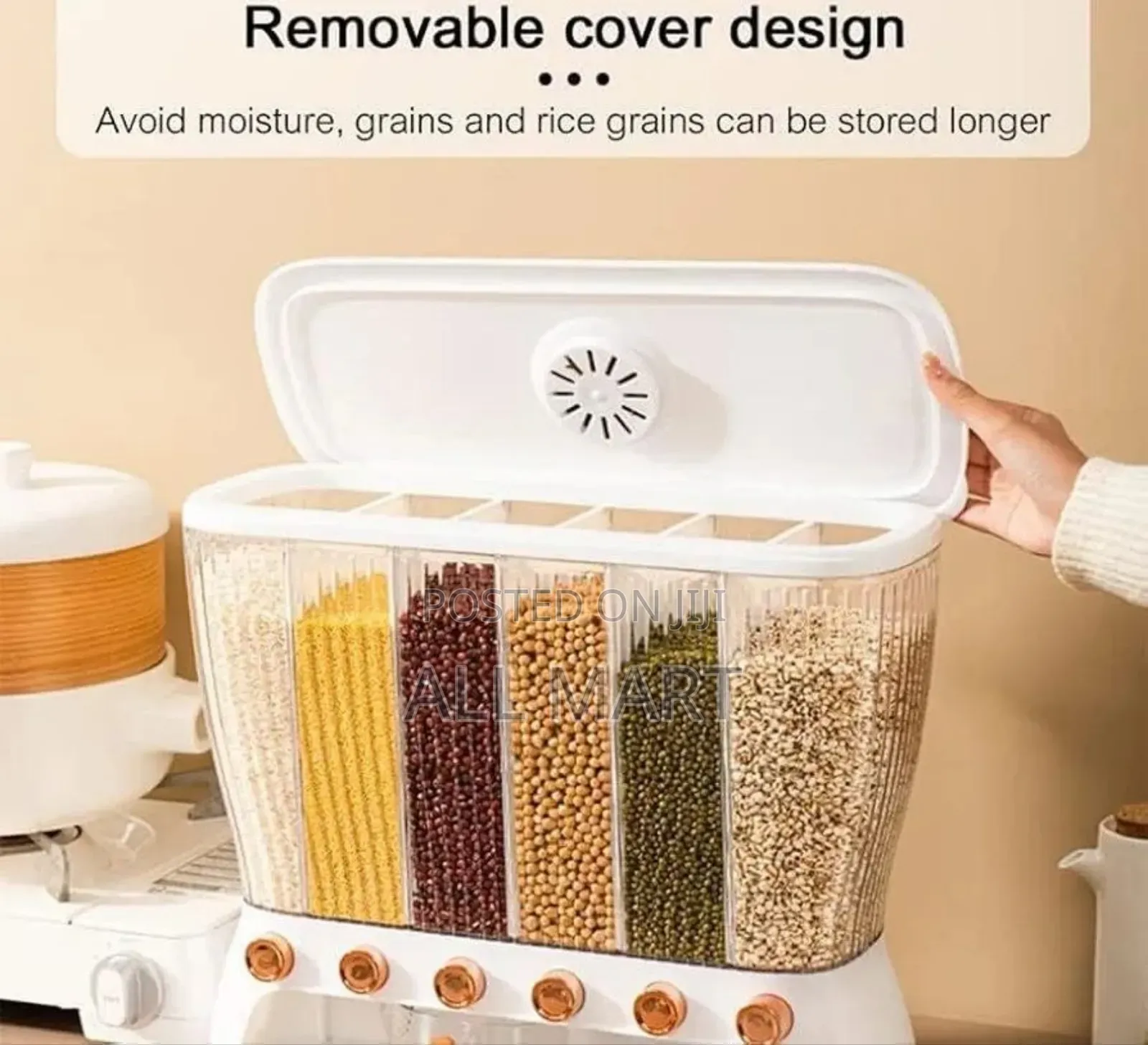Multiple Dispenser For Cereals Grains And Pulses