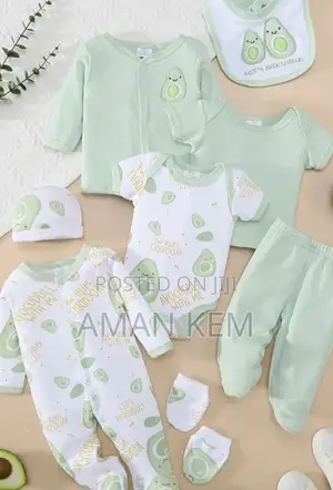 Clothing Set for Newly Born Babies ከአራስ እስከ 1 ዓመት