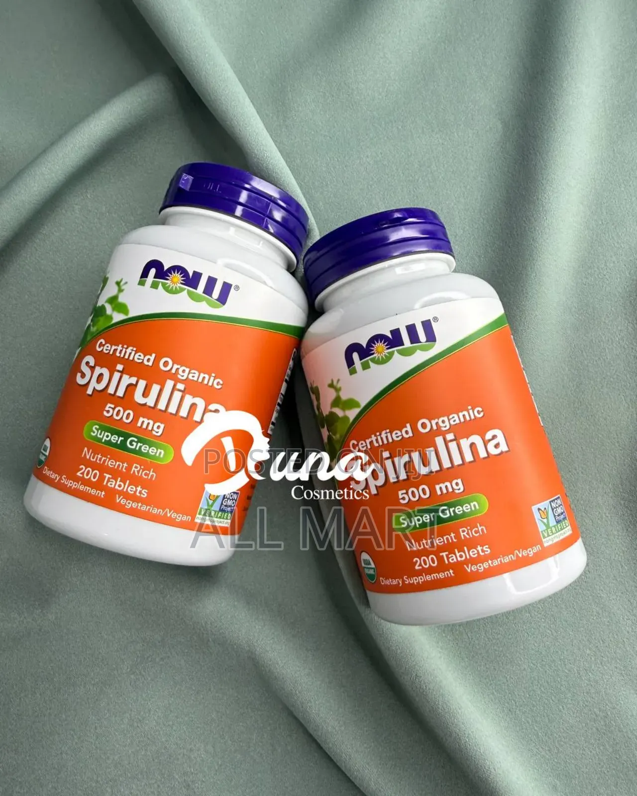 Now Foods Supplements, Organic Spirulina 500 Mg 200 Tablets