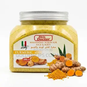 Skin Doctor Turmeric Whitening Scrub 500ml – Face Body Exfoliator