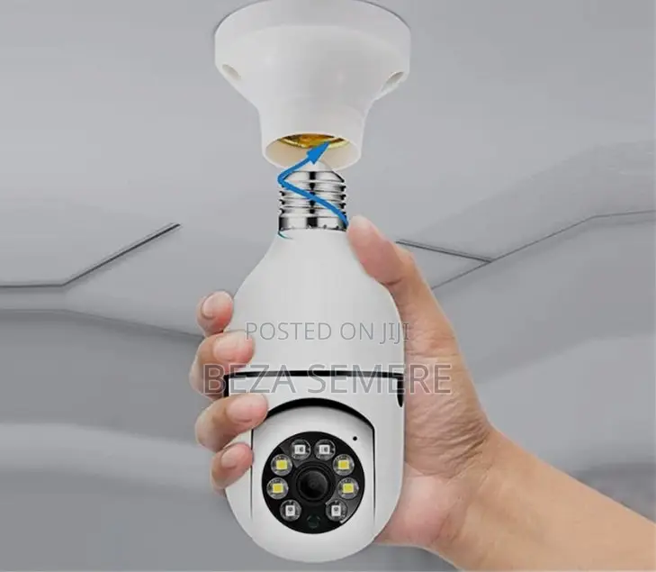 Smart E27 Light Bulb Security Camera – Best for Shops Home 360°